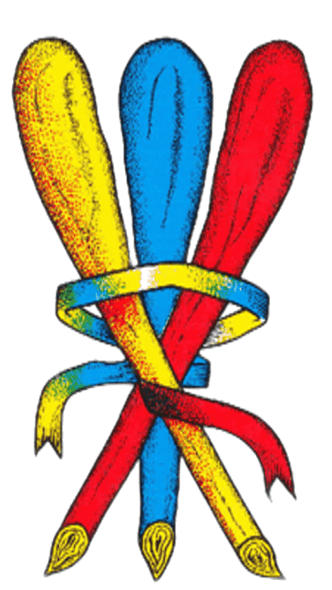 Tre di bastoni - carta romagnola da stampare in PNG