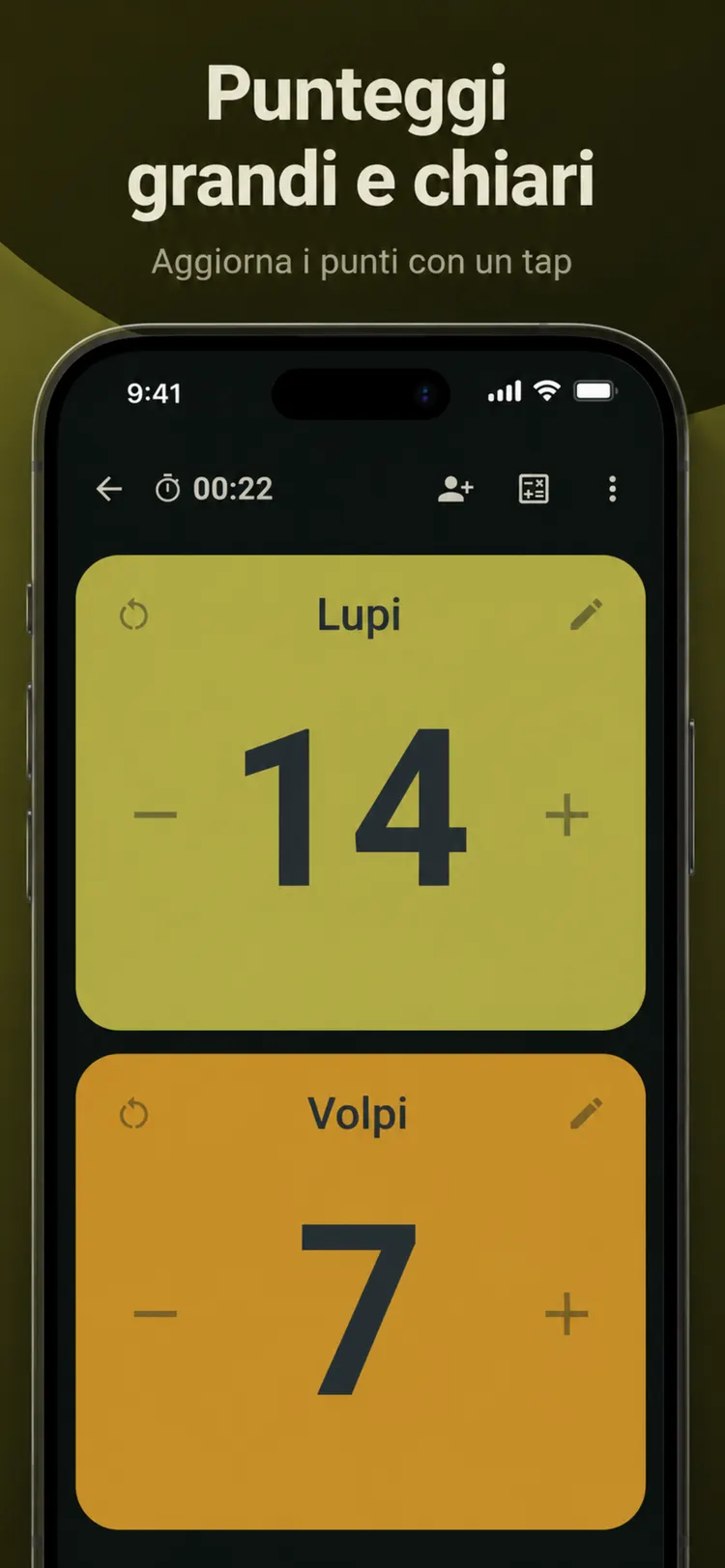 Un segnapunti per ogni gioco di carte italiano
